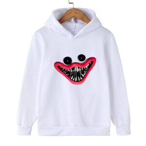 Poppy Playtime Hoodie Harajuku Men Women Fashion Huggy Wuggy Sweatshirt Models Horror Clothes Long Sleeve Spring 1